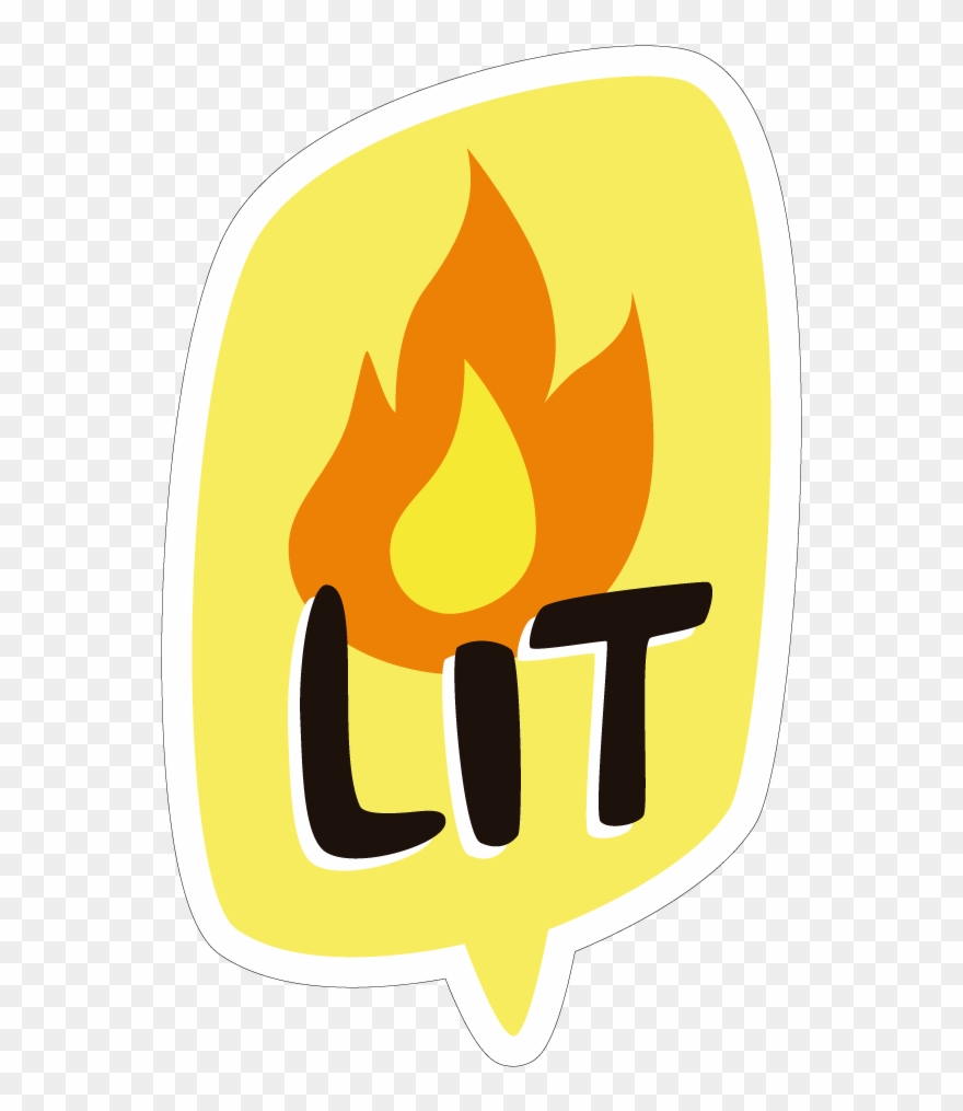 Lit - Lit Word Clipart