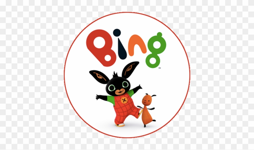 Banner Black And White Download Bing Clipart Topper - Bing Cbeebies - Png Download