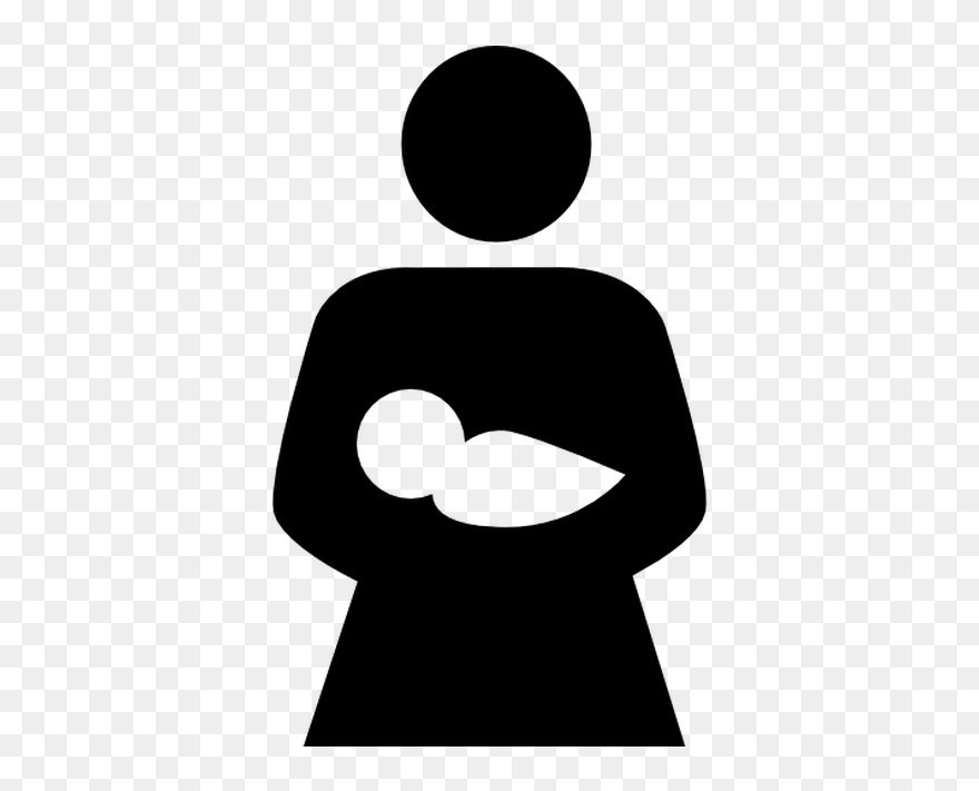 Mother With Baby In Arms Comments - Mother And Baby Icon Clipart