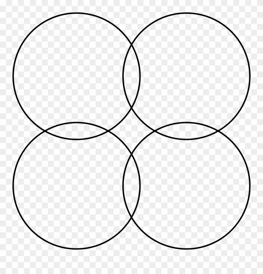 Flower Of Life Square 0577 4 Circle - Soft Lure Sebile At Worm 152mm - Small Pack Of 7 Color Clipart