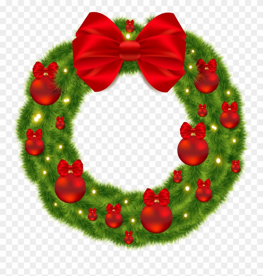 Dibujos De Coronas Navideñas A Color Clipart