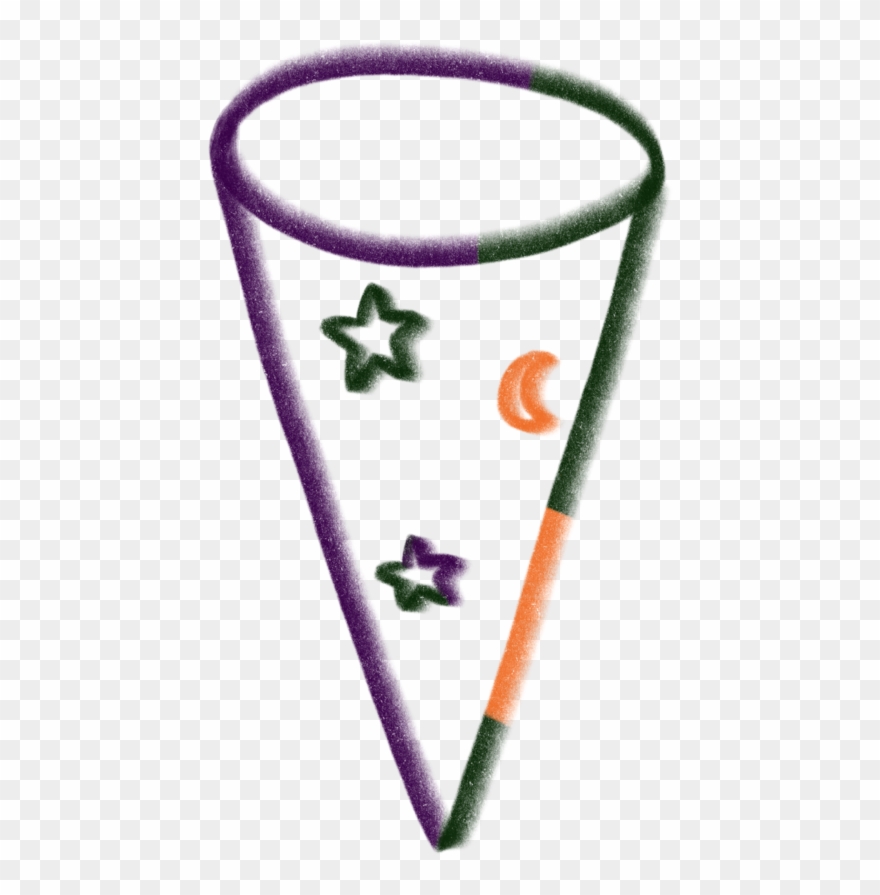 Inverted Wizard Hat - Portable Network Graphics Clipart