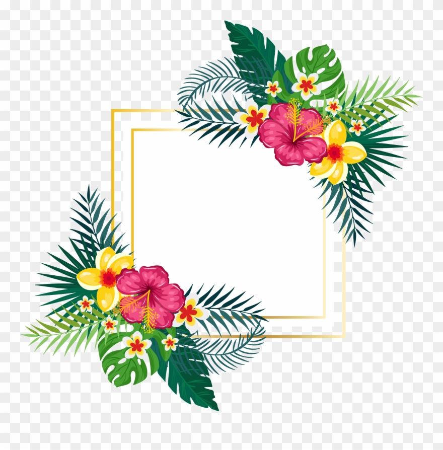 Floral Design Watercolor Painting Flower - Transparent Watercolor Summer Clipart - Png Download