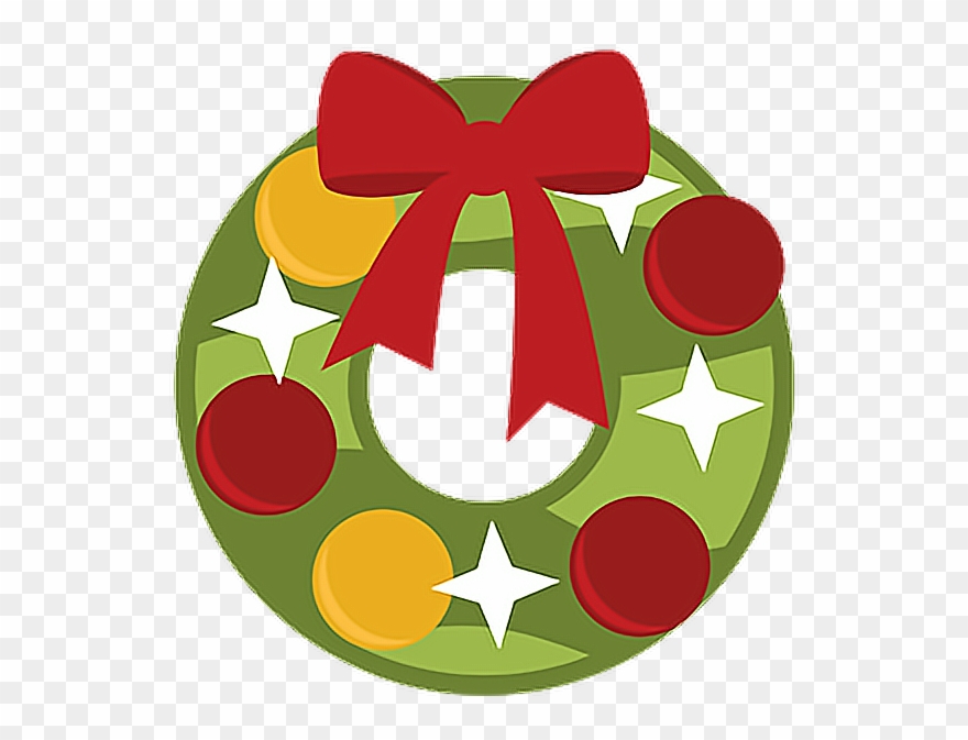 Happy Holidays Xmas Christmas Wreath Freetoedit - Happy Holidays Christmas Card Clip Art - Png Download