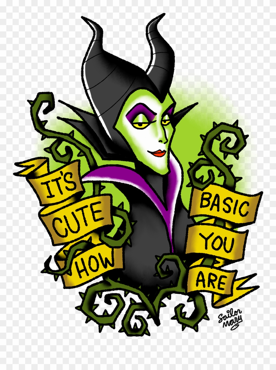 Disney Villain Tattoo Flash On Behance Tattoos - Disney Flash Sheet Clipart