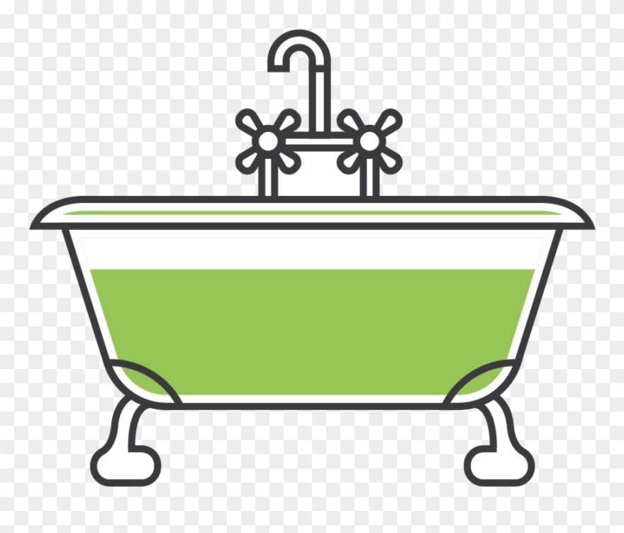 Bathtub Reglazing & Refinishing - Clip Art - Png Download
