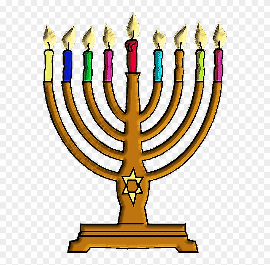Report Abuse - Menorah Candles Clipart