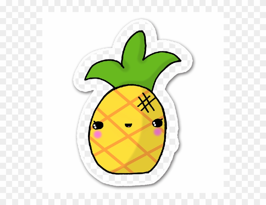 Cartoon Little Pineapple Clipart
