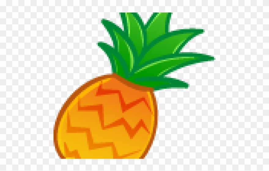 Pineapple Clipart Easy - Pineapple - Png Download