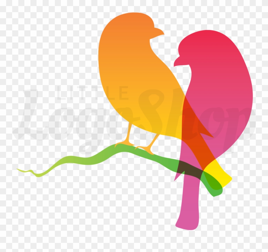 Outdoors - Logo Con Pajaros Clipart