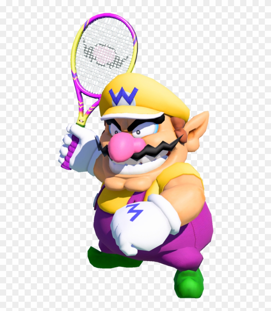 Smash Clipart Tennis - Mario Tennis Aces Wario - Png Download