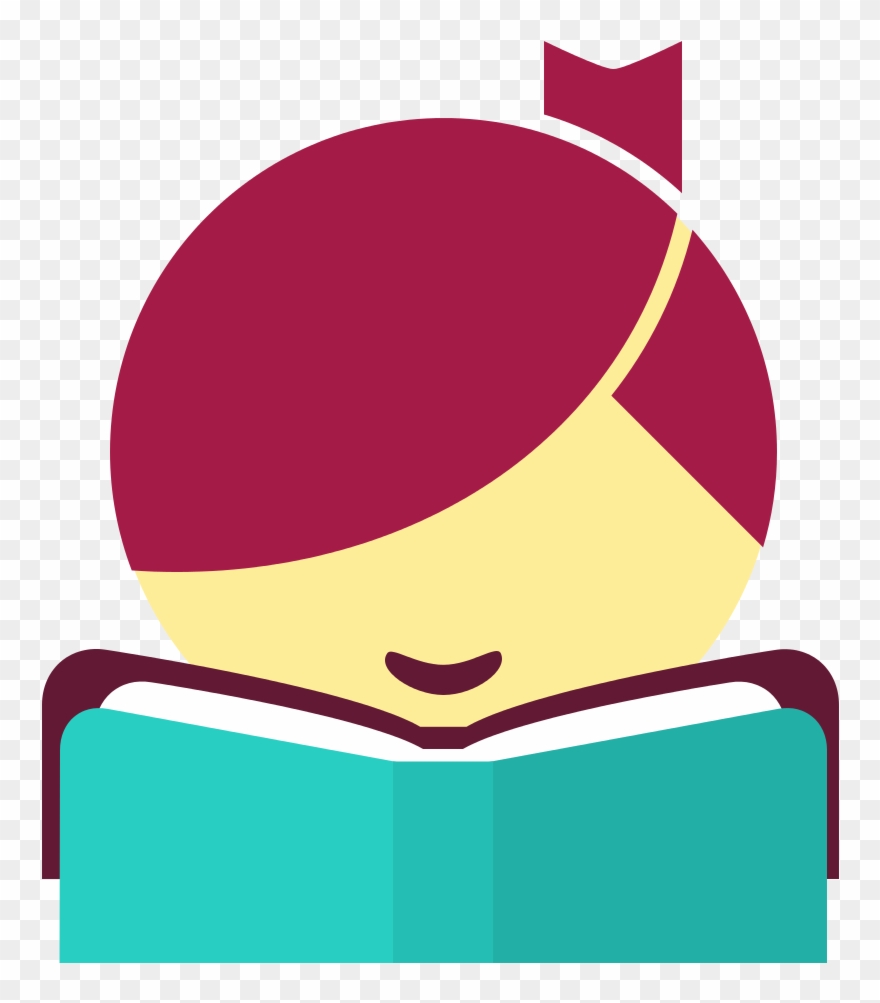 Story Time @ Mml - Girl Reading: A Novel Clipart