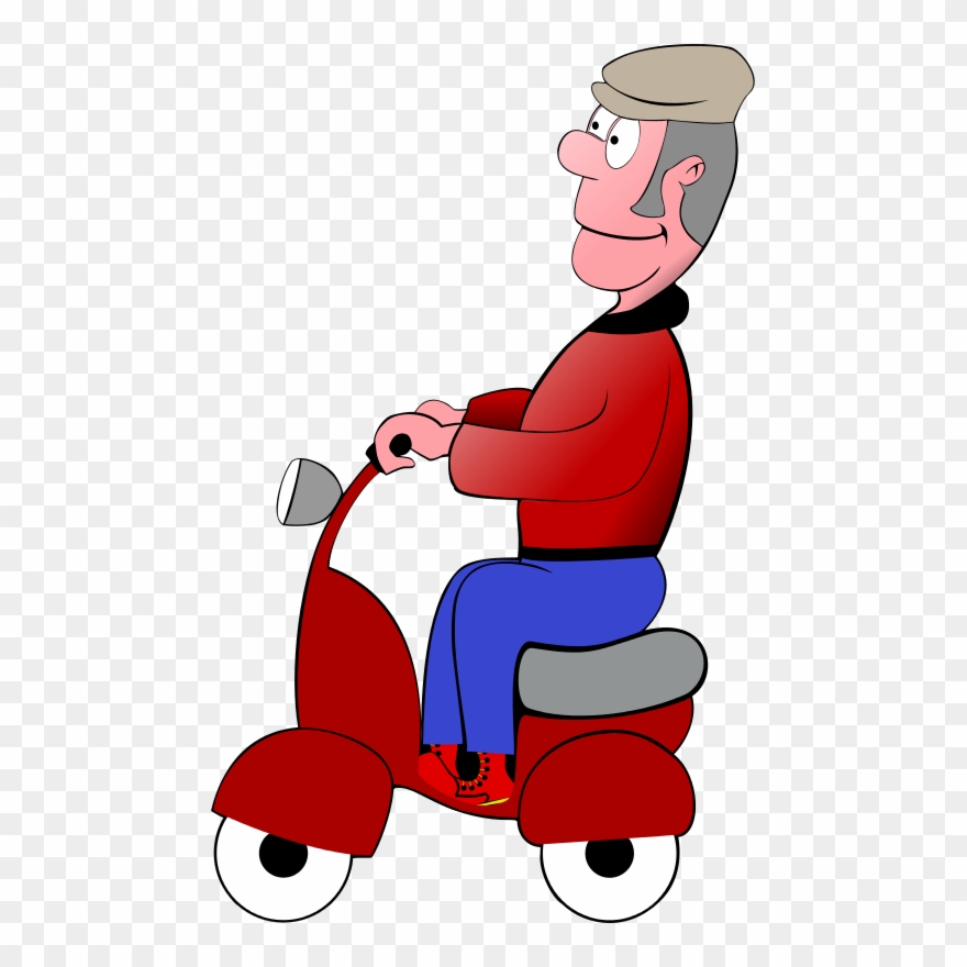 Clip Art Tags - Happy Fathers Day Scooter - Png Download
