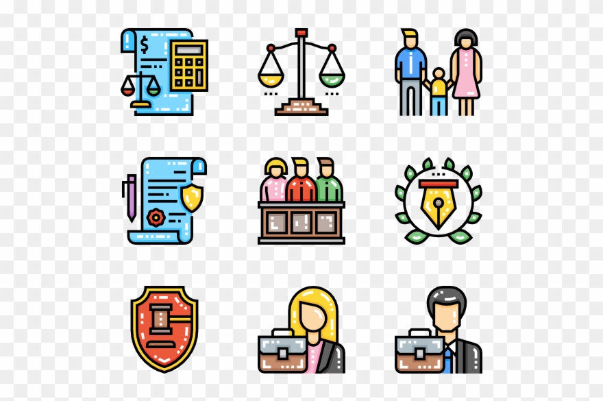 Law & Justice - Web Design Icon Png Clipart