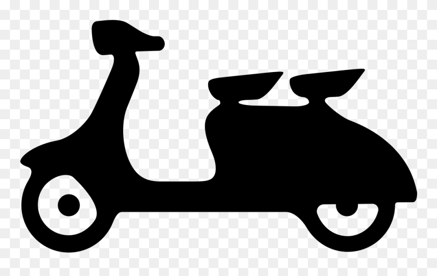 Scooter Clipart Complete - Motorcycle - Png Download