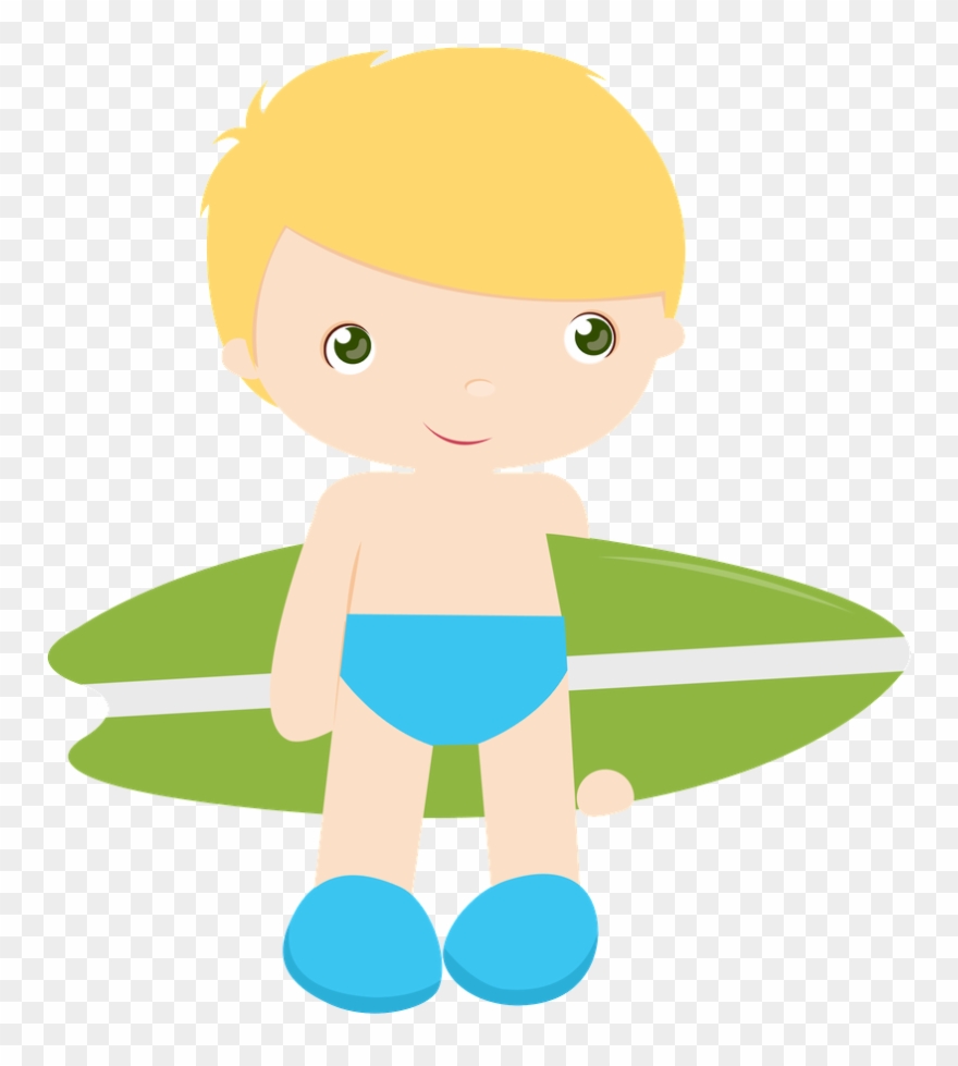 Summer Clipart Menino Na Praia Desenho Png Transparent Png 867495 Pinclipart