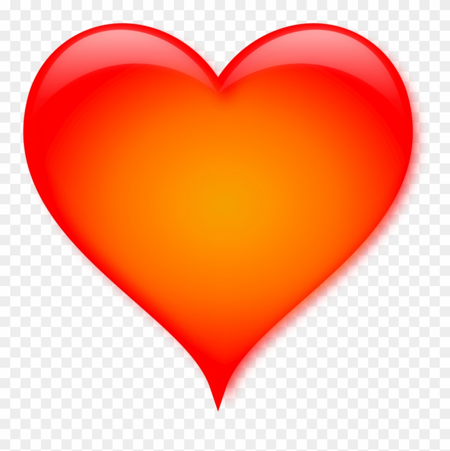 Big Image - Shiny Heart Clipart - Png Download