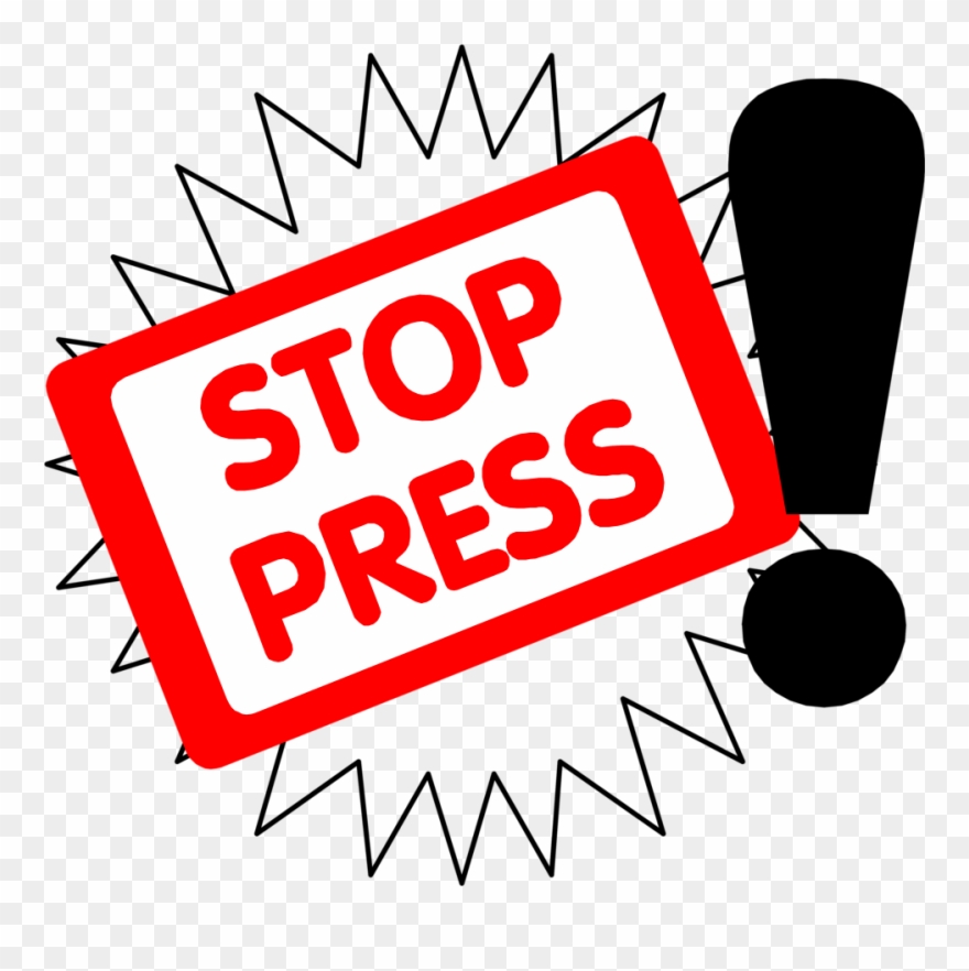 The Halls Have Been Decked Out And Rotarians And Guests - Stop The Press Clipart