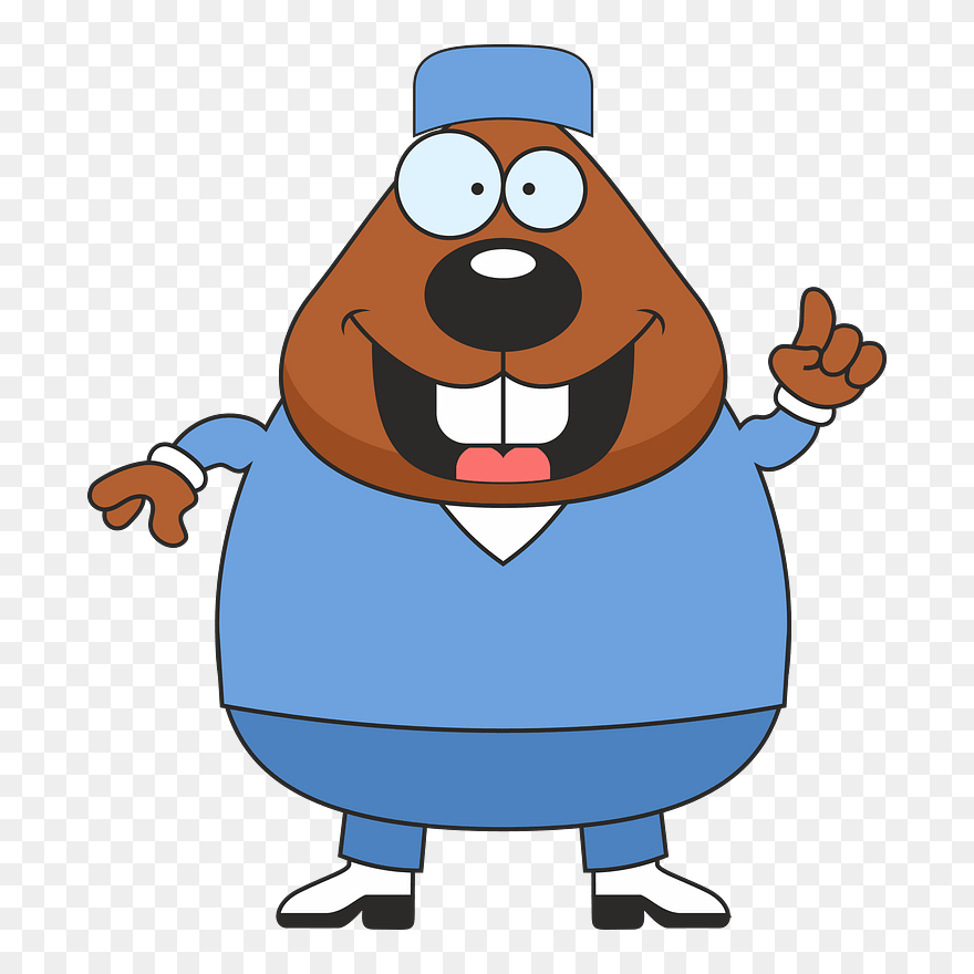 Female Doctor Shop Of Library Buy Clip - Doctor Beaver - Png Download