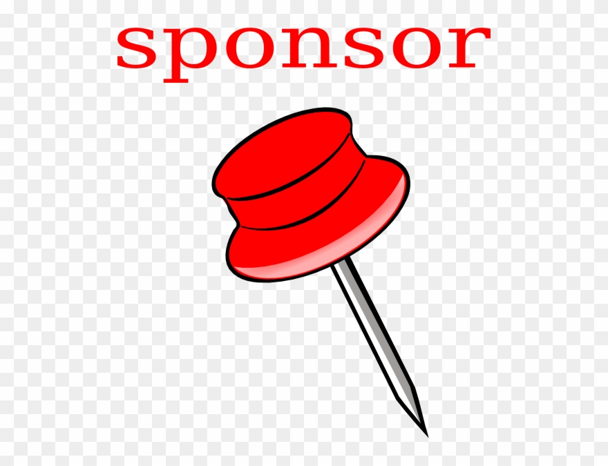 Sponsor Clip Art At Clker Com Vector Clip Art Online - Pin Clip Art - Png Download