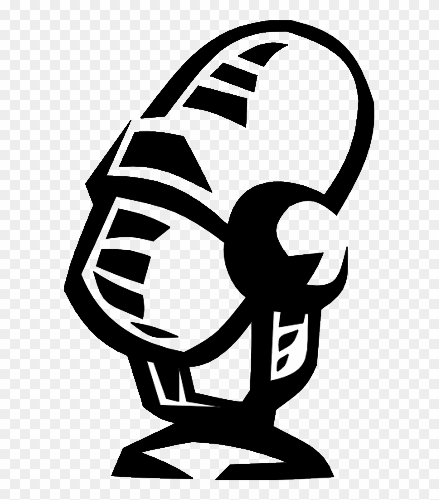 One - Microphone Clip Art - Png Download