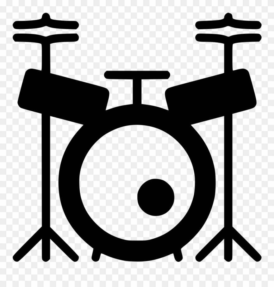 Biography - Drum Set Icon Png Clipart