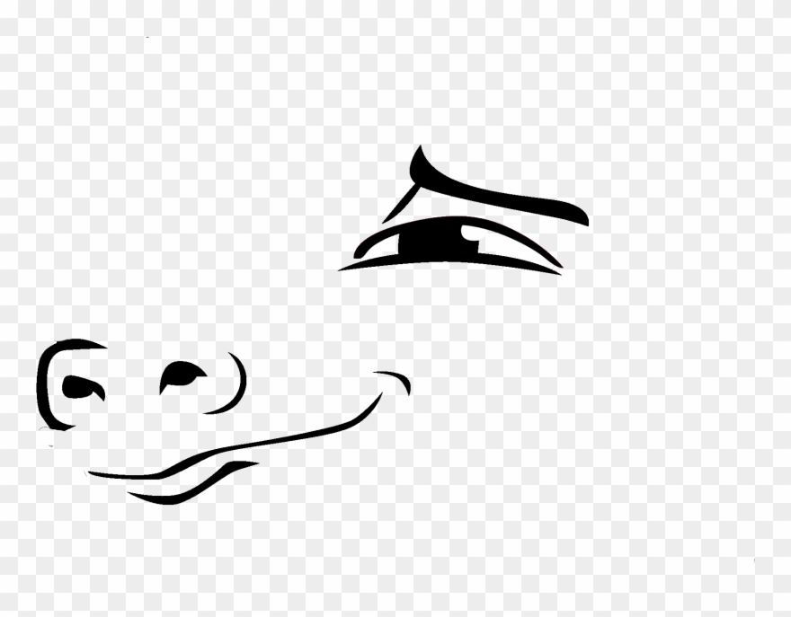 Clip Art White Black Black And White Mammal Vertebrate - Drawing - Png Download