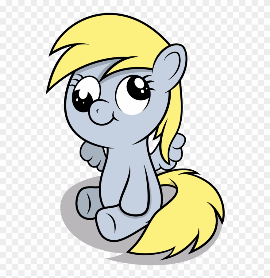 Derpy Hooves Pony Yellow Mammal Vertebrate Black And - Portable Network Graphics Clipart