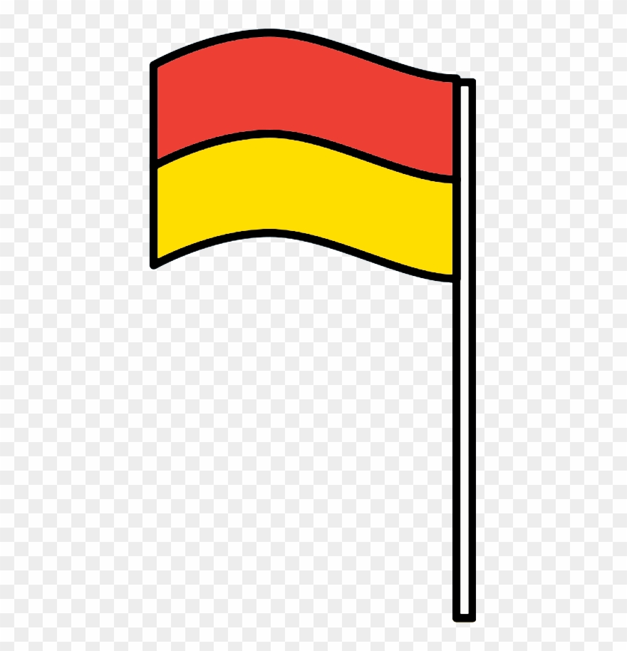Flag - Surf Life Saving Flag Png Clipart