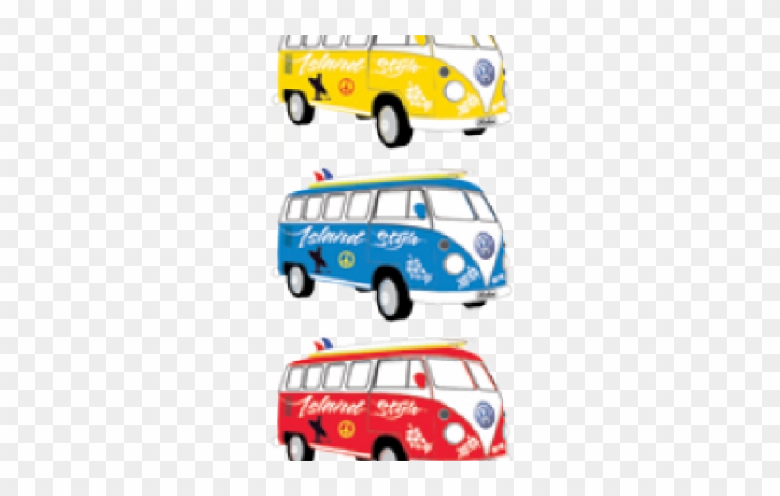 Volkswagen Clipart Surf Van - Samba - Png Download