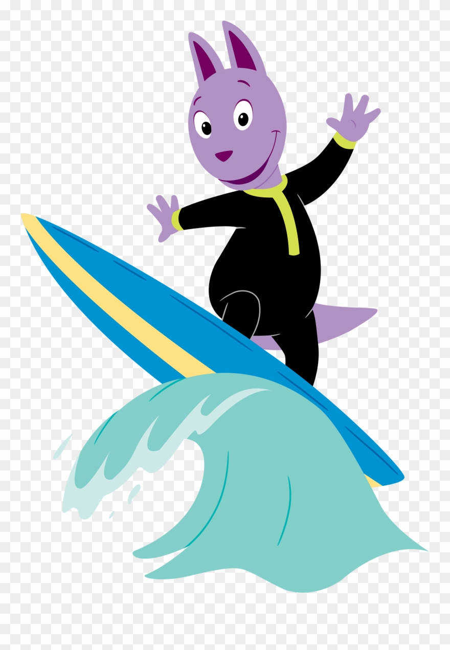 Hands Clipart Surfer - Backyardigans Tasha Surfer - Png Download