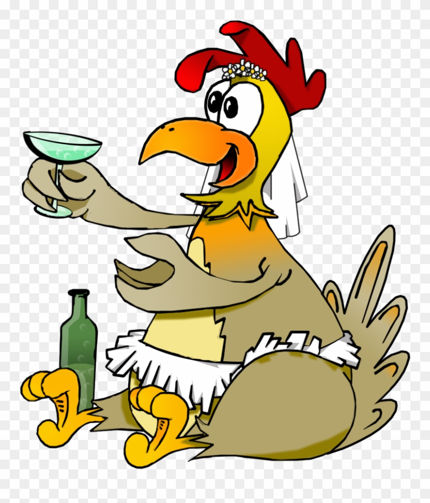 Goose Cygnini Anatidae Clip Art Drunk - Drunken Hen - Png Download