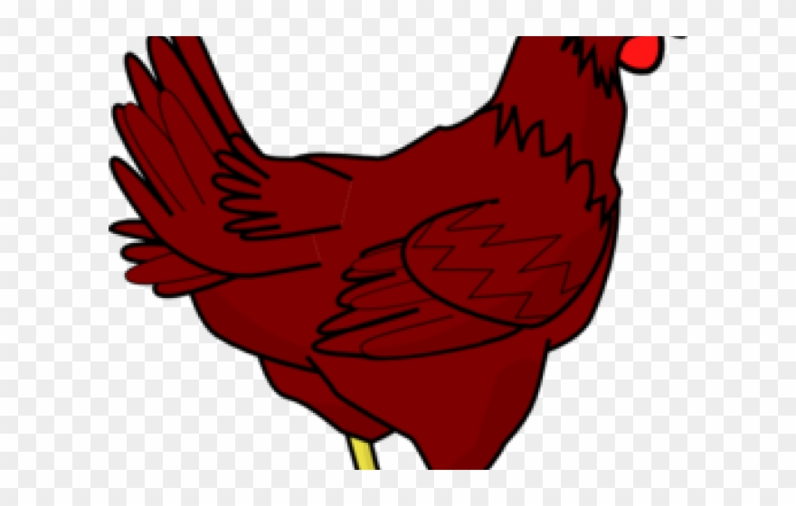 Cartoon Clipart Hen - Little Red Hen Clipart - Png Download