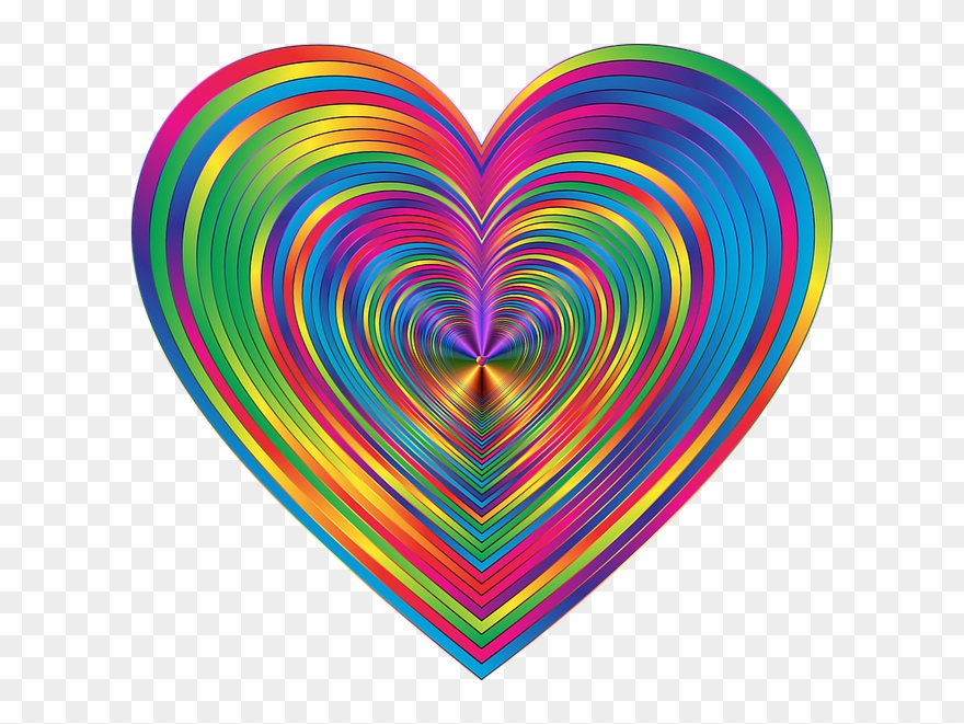 Psychedelic Afterlife - Psychedelic Hearts Clipart