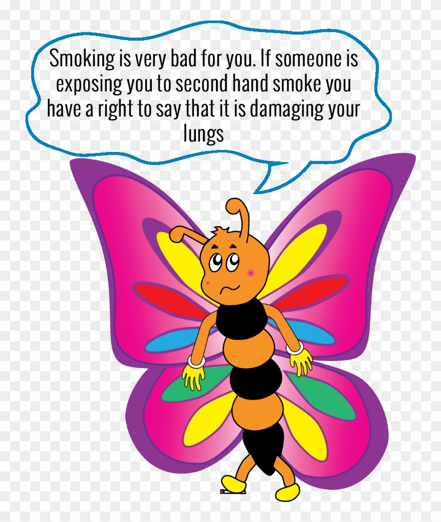 Smoking Is Bad - Asthma Clipart