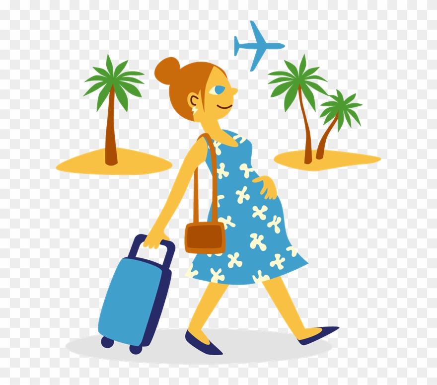 Traveling Clipart Abroad - Travel - Png Download