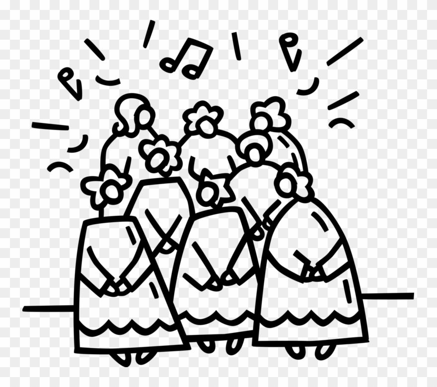 Vector Illustration Of Holiday Festive Season Christmas - Two Voices Of Verb Clipart