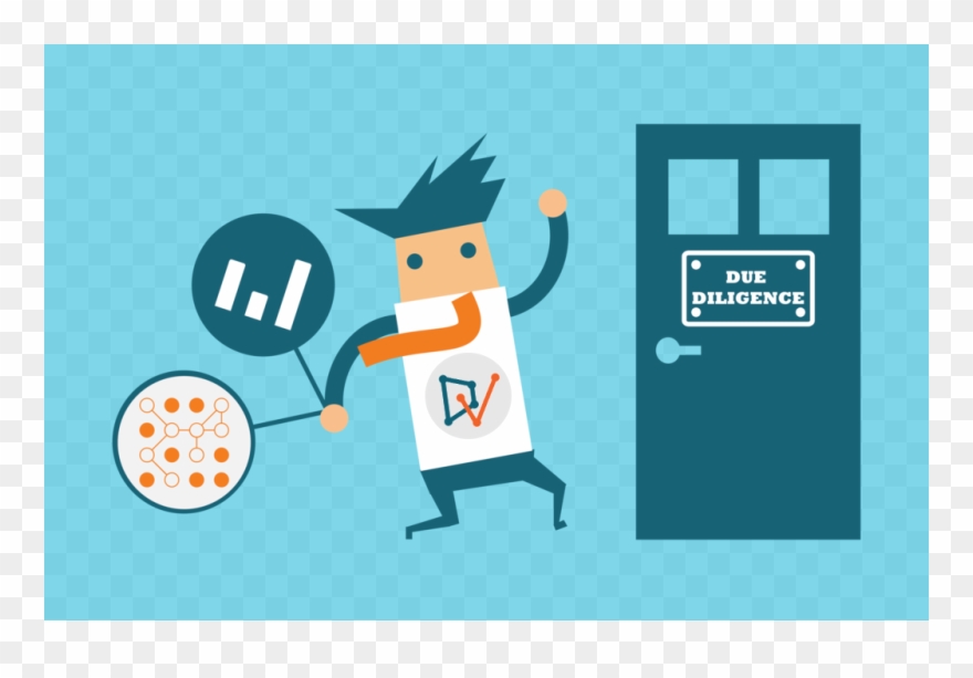 The Future Of Data-driven Due Diligence Is Knocking - Cartoon Clipart