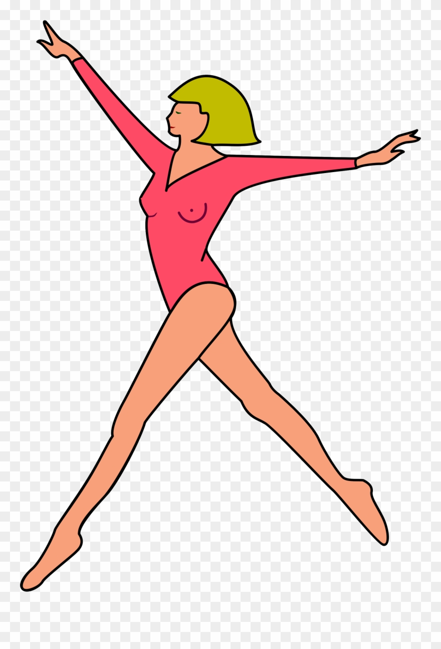 Dance Aerobics Big Image Png - Dibujos De Ejercicios Aerobicos Clipart