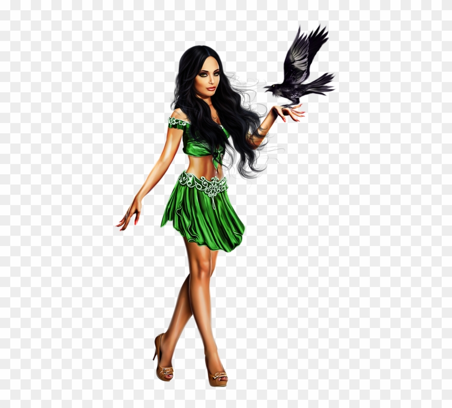 Gothic Clipart Witches Castle - Ведьма На Хэллоуин - Png Download