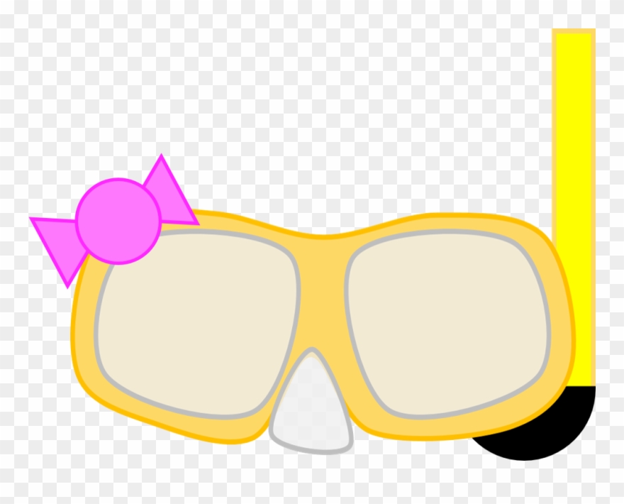 Goggles Clipart Snorkel Mask - Png Download