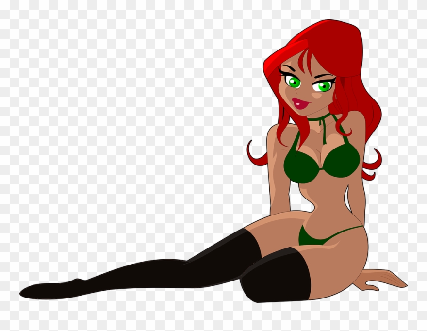 Mujeres, Pin Up, Pinup, Mujer - Pin Up Vector Graphics Clipart