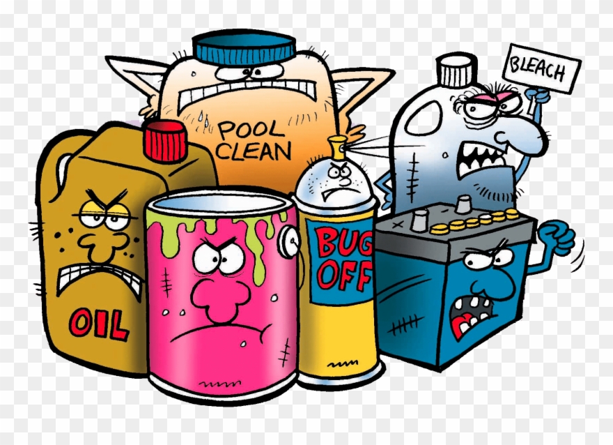 Household Hazardous Chemicals Clipart