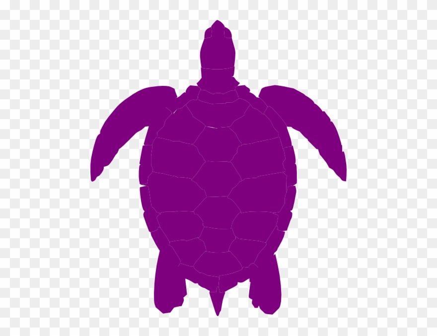 Sea Turtle Silhouette Clip Art - Png Download