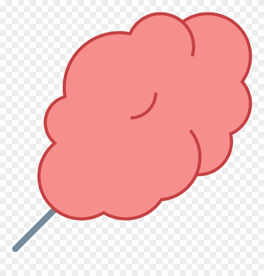 Cotton Candy Clipart Snack - Cotton Candy Vector Png Transparent Png