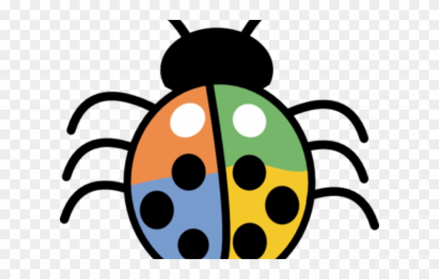 Bug Clip Art Black And White - Png Download