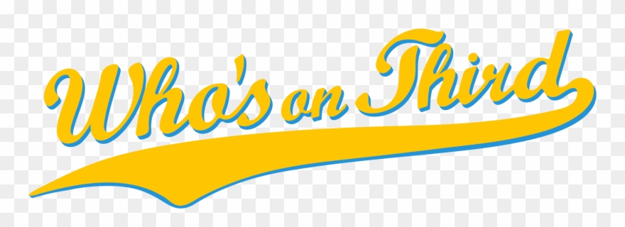 Who's On Third Clipart