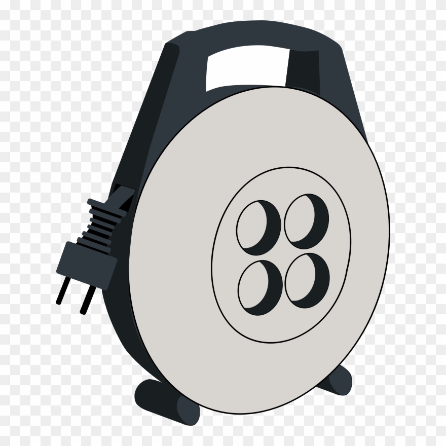 Drum Clip Art - Extension Cord - Png Download
