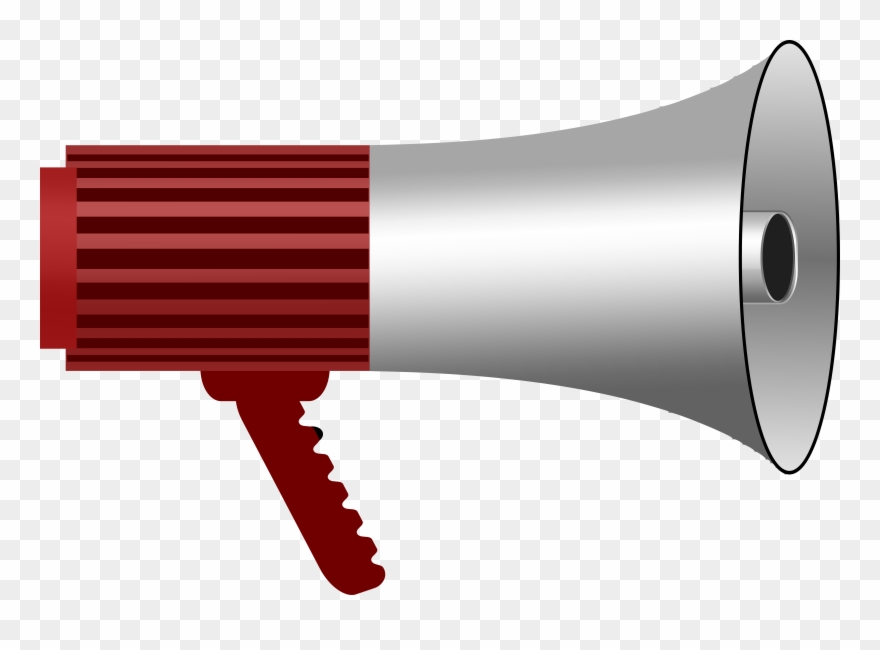 Png Freeuse Red Megaphone Clipart - Blow Horn Clip Art Transparent Png