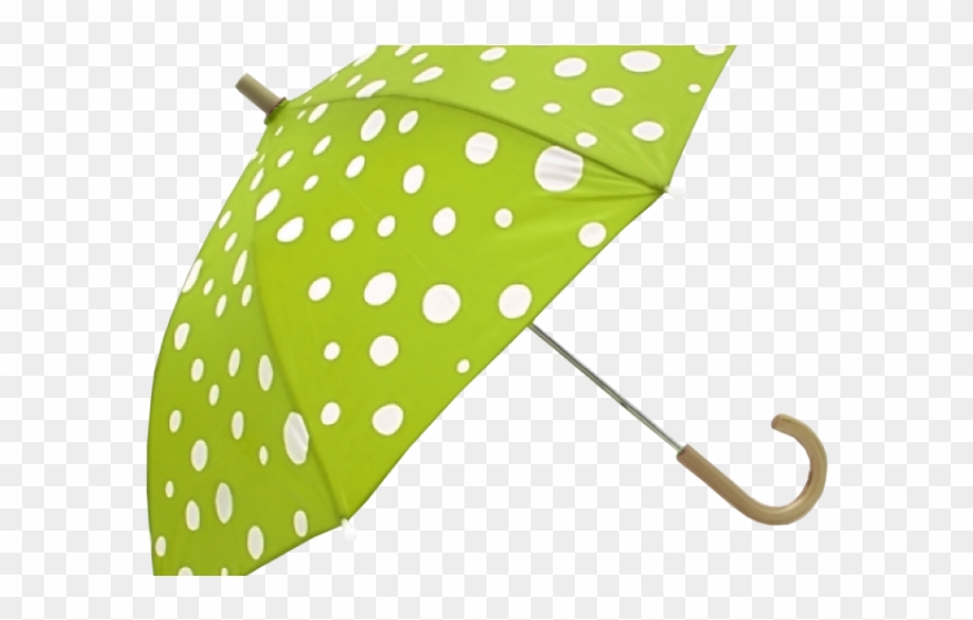 Umbrella Clipart Clear Background - Red Polka Dot Umbrella - Png Download